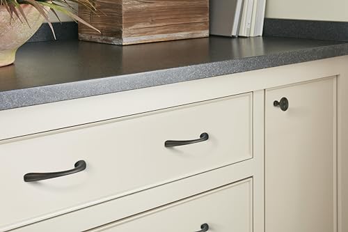 Amerock Oil Rubbed Bronze Cabinet Knob for Drawer 1-3/8 inch Length Vaile Style 1 Pack
