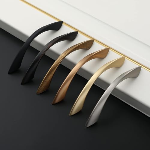 Amerdeco Brushed Satin Nickel Cabinet Pulls for Kitchen and Bathroom ZH0048