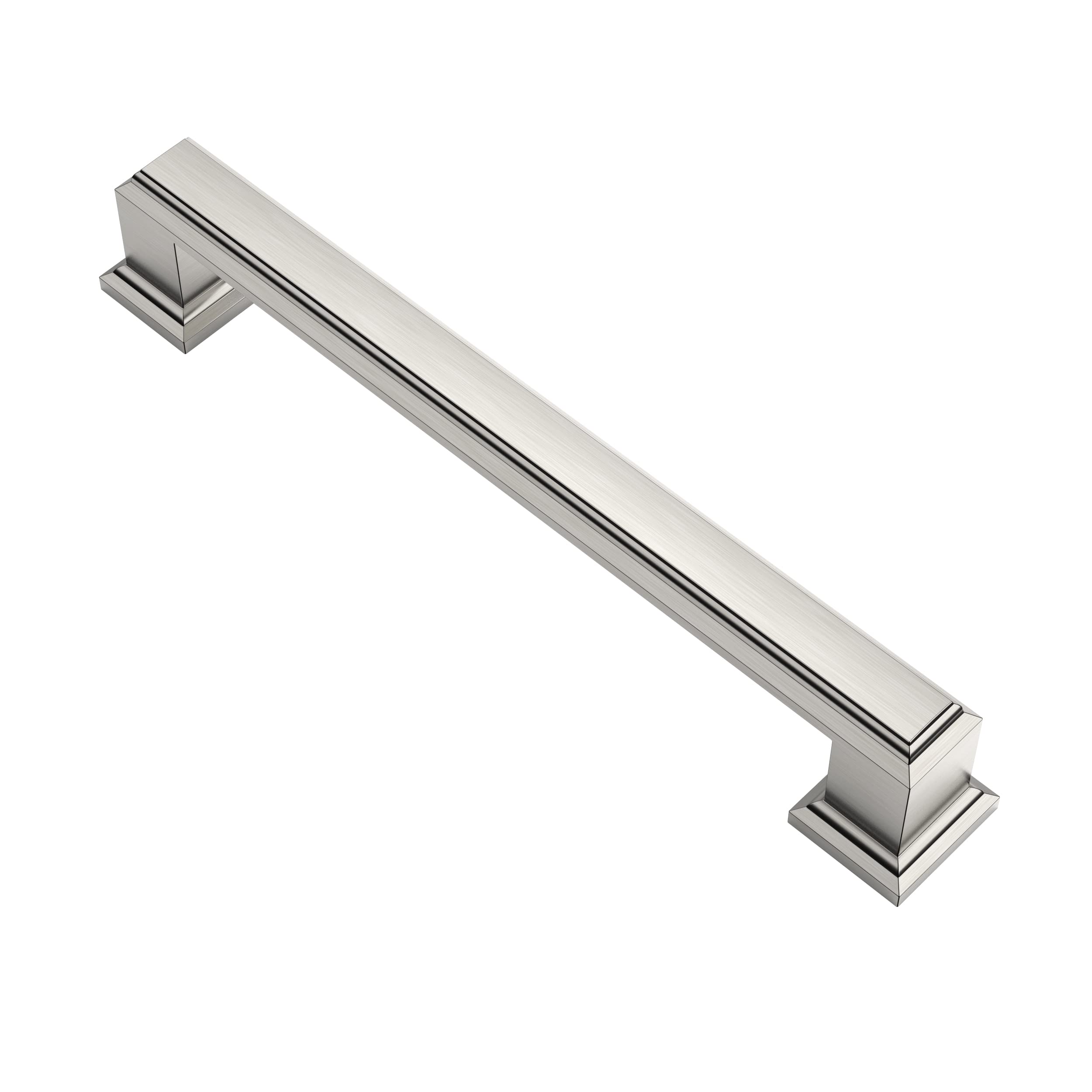 Amerdeco 10 Pack Brushed Satin Nickel Cabinet Pulls